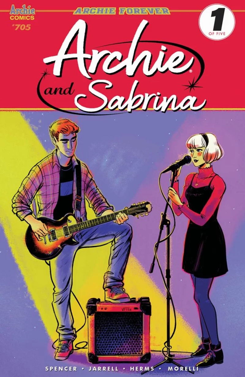 Veronica Fish’s full cover for Archie and Sabrina #705.